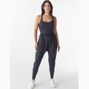 🆕IMBODHI’ NWOT HEATHER STEEL GREY BODHI JUMPER JUMPSUIT SIZE: XS